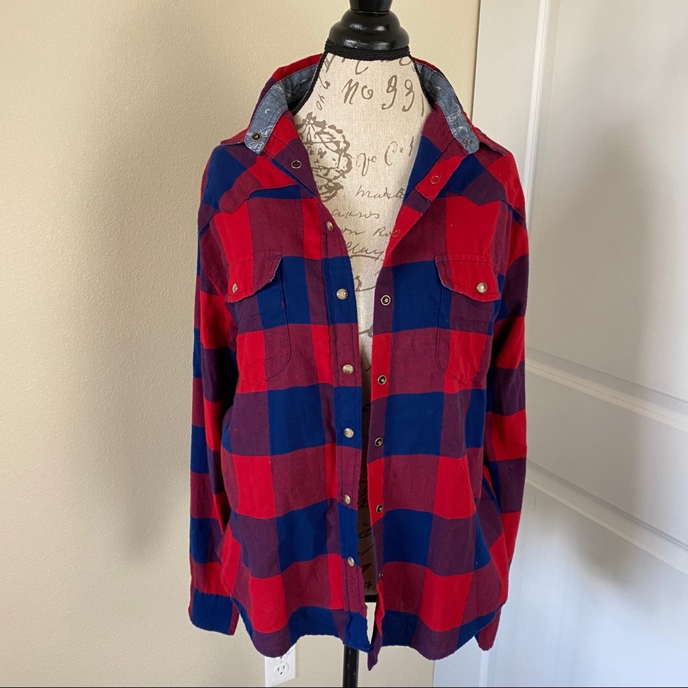 Button Down Flannel With Pockets